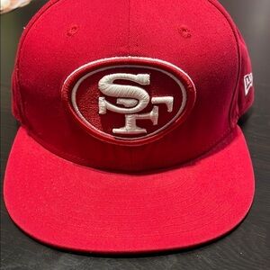 49ers Vibrant Red New Era Cap